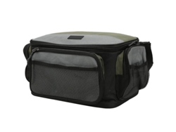 Bolsa de pesca 2026 con correas para el hombro, almacenamiento de accesorios, estuche resistente al agua y a los desgarros para señuelos, carretes y herramientas.