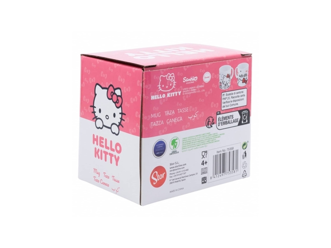 Taza de Cerámica 325 Ml En Caja Regalo HELLO KITTY
