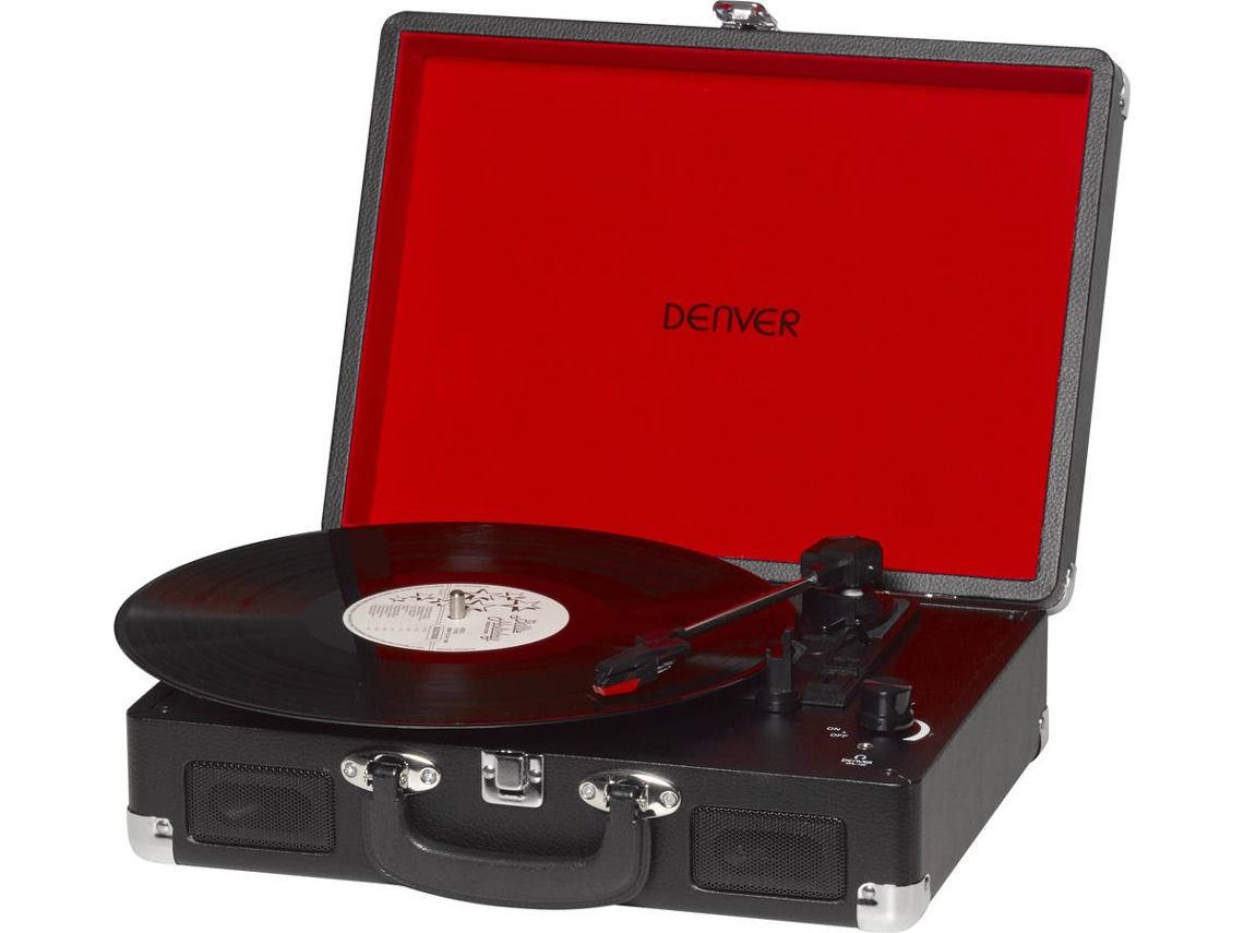 Tocadiscos DENVER MP3 Maleta Negro