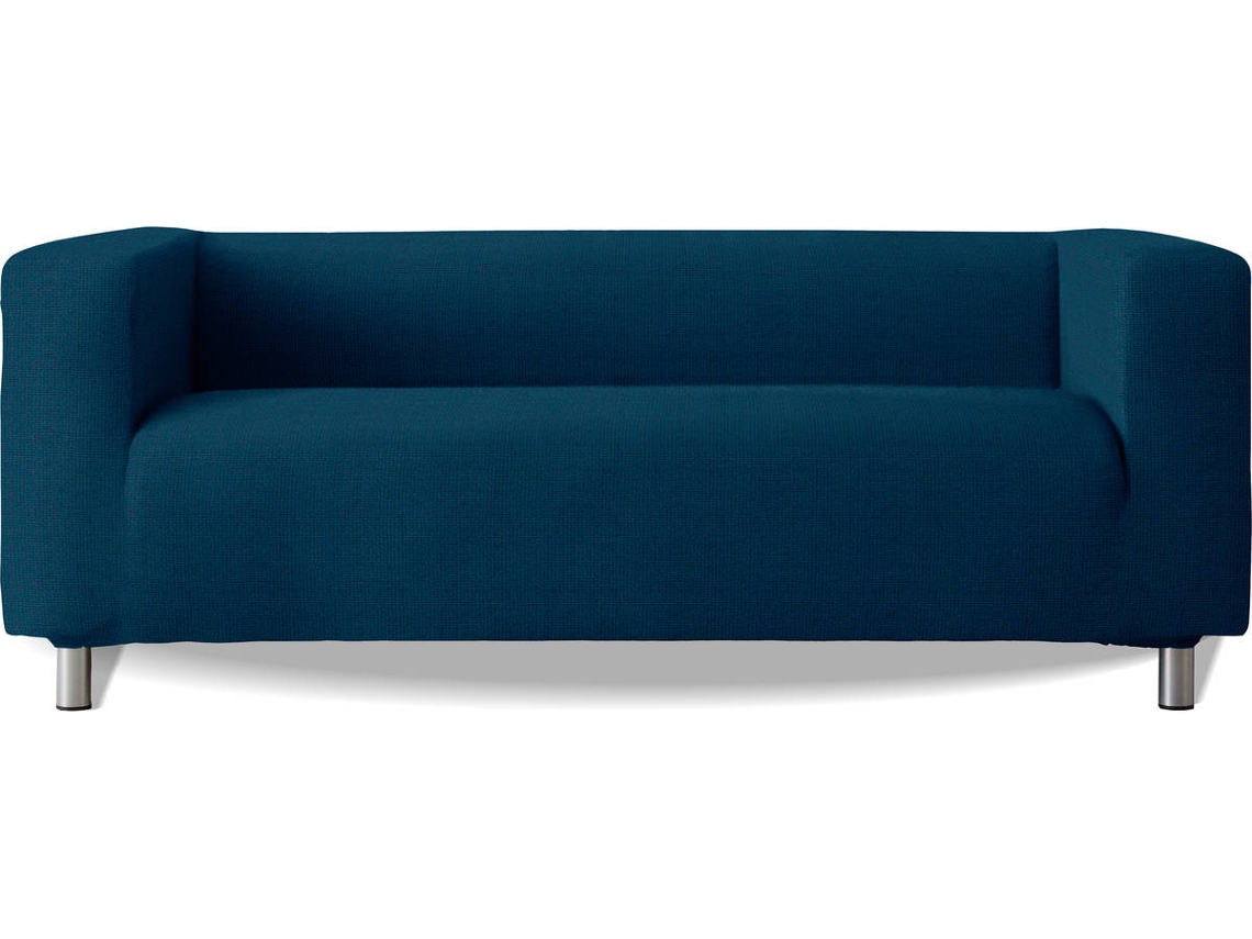 Funda para Sillón Tejido Elástico MILICA Spongy Gris (Poliéster, Algodón, Elástomero - 130 cm)