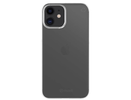 Funda Recycletek para iPhone 12 Mini MUVIT Plástico Transparente