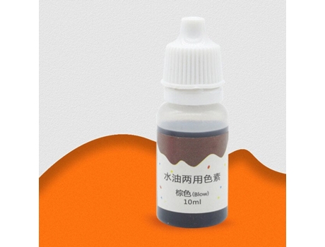 Pigmentos de teñido anudado de jabón hechos a mano 10ml - pigmento líquido de color base seguro y no tóxicoMarrón SLOWMOOSE
