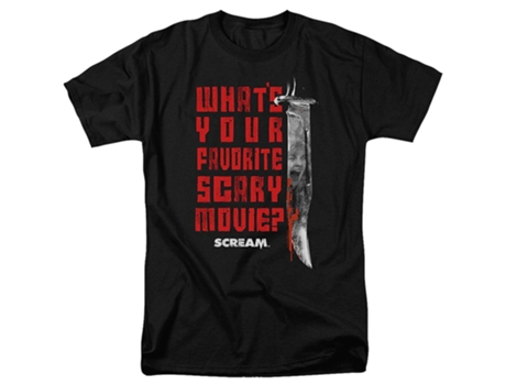 Camiseta ROCKINSTONE ¿Cuál es tu camiseta favorita de Scary Movie Scream? (Algodón - XL)