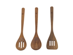 Juego de Utensilios de Cocina SAN IGNACIO Madera de acacia 3 Piezas