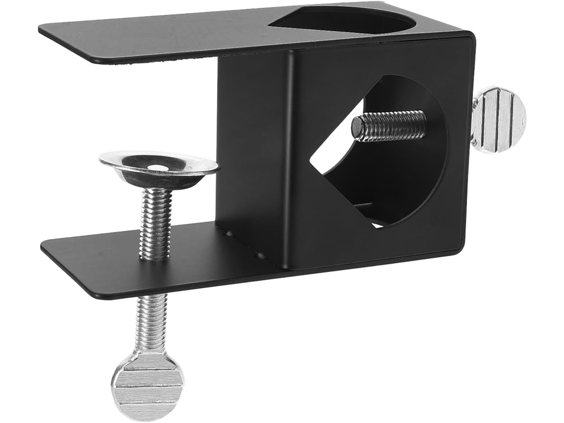 Soporte ajustable para linterna, ideal para jardín y patio, con base de metal y abrazadera para Gokoco.