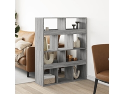 Biombo de madera de 100 x 33 x 125,5 cm en gris Sonoma Wsd728649 Adorable Home
