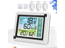 Termómetro Digital: Indicador Inalámbrico De Temperatura Y Humedad Interior Exterior, Indicador De Estación