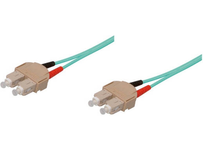 Cable de Fibra Óptica ALCASA (1 m - Azul)