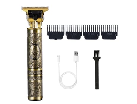 Cortadora de cabello eléctrica profesional para hombres cortadora de cabello para barba con hoja en T cortadora inalámbrica y recargable