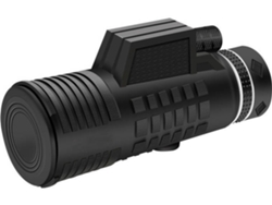 Telescopio Monocular ENZONS 12X50 Hd Hd Adulto Alta Potencia Impermeable con Soporte para Smartphone y T-Negro