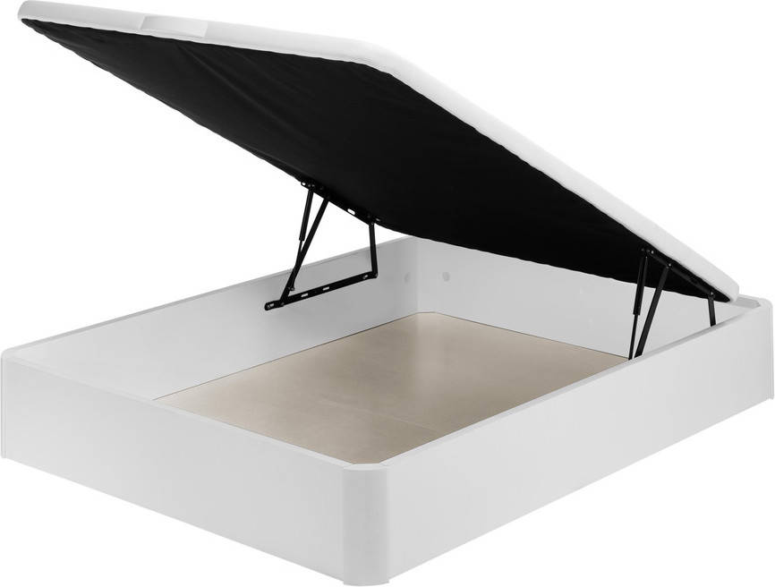 Santino Canapé Abatible wooden gran capacidad blanco 140x190 cm con montaje domicilio gratis mesefor madera 140x190x35cm