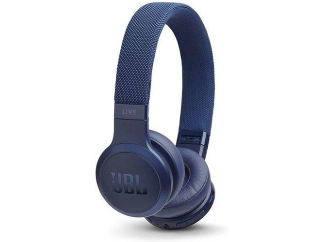 Auriculares Bluetooth JBL Live 400 Bt (On Ear - Micrófono - Azul)