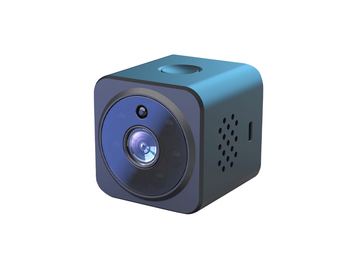 Minicámara 1080p Con Wi-fi, Voz Bidireccional, Detección De Movimiento Y Visión Nocturna Fotosensible (negra)