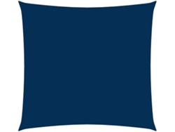 vidaXL Toldo de vela rectangular de tela oxford azul 2x2,5 m