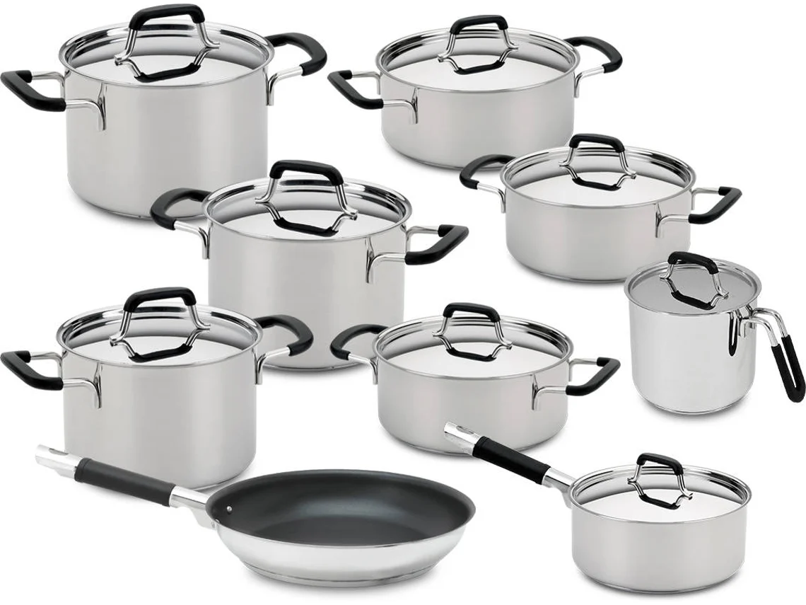 Batería de Cocina SILAMPOS Passion (9 piezas)