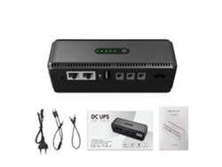 Sistema De Alimentación Ininterrumpida (ups) De Cc De 5v, 9v Y 12v Con Batería Recargable Para Router, Cámara Y Teléfono Móvil.