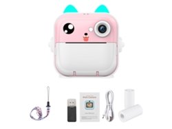 Cámara de impresión instantánea para niños, cámara digital instantánea para niños y niñas.