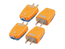 enchufes planos, enchufe americano, CA 250V 16A, fuente de alimentación, naranja y azul, 4 unidades CHABERLU