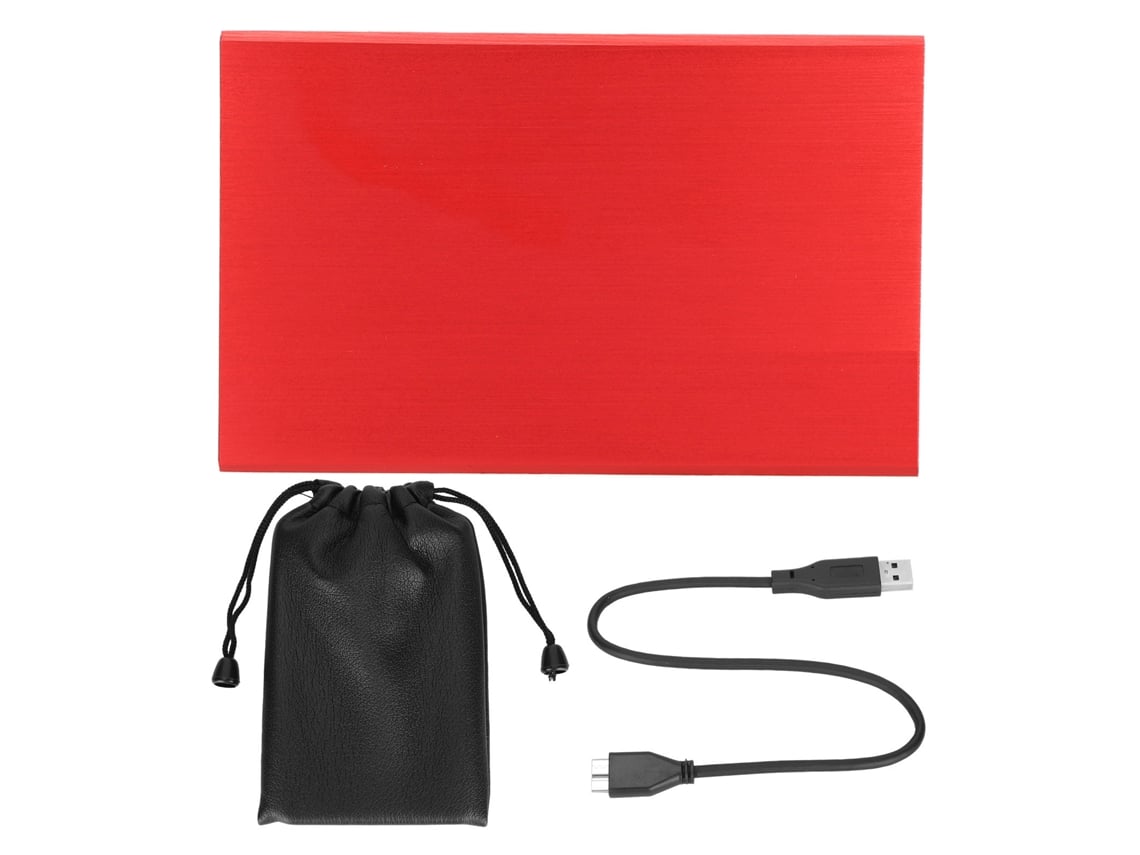 Disco Rígido Móvel Portátil 2,5 Polegadas Usb 3.0, Hdd Externo Bu King Yd0012 Vermelho.