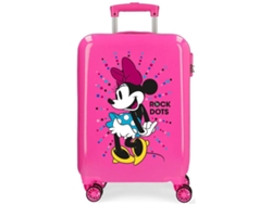 Maleta de Cabina DISNEY Minnie Rock Dots Rígida 55cm Fucsia