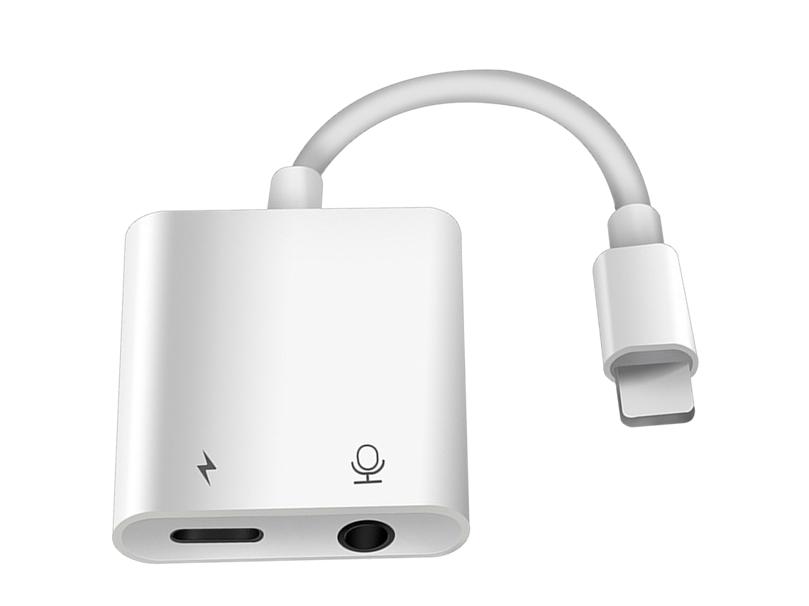 Adaptador De Teléfono Apple (3.5mm + Puerto Plano, Versión Bluetooth Compatible Con Llamadas)