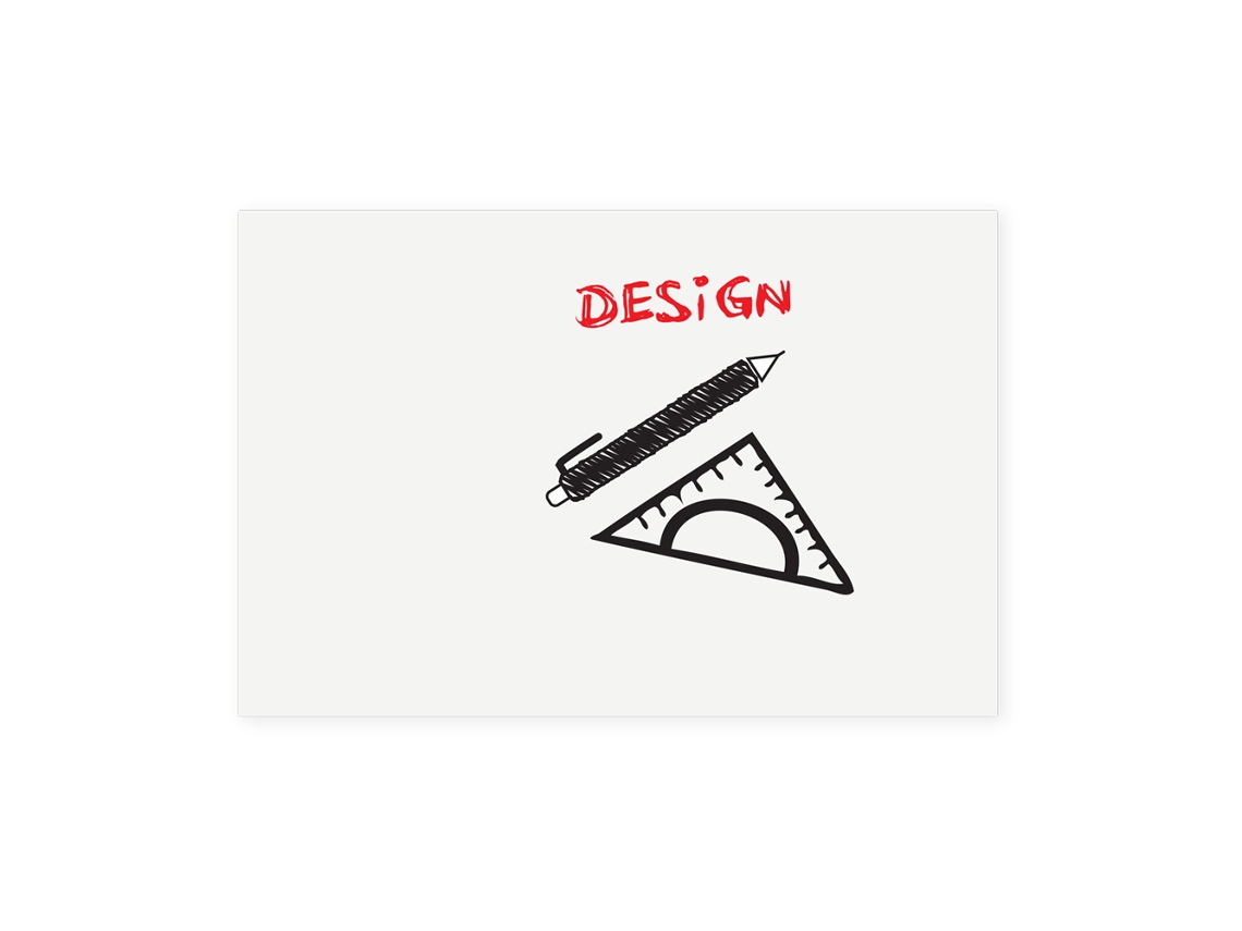 Pizarra Blanca LEGAMASTER sin borde do BOARD-UP 50x75 cm