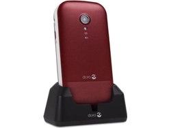 Teléfono móvil DORO 2404 Senior (2.4'' - 2G - rojo, blanco)