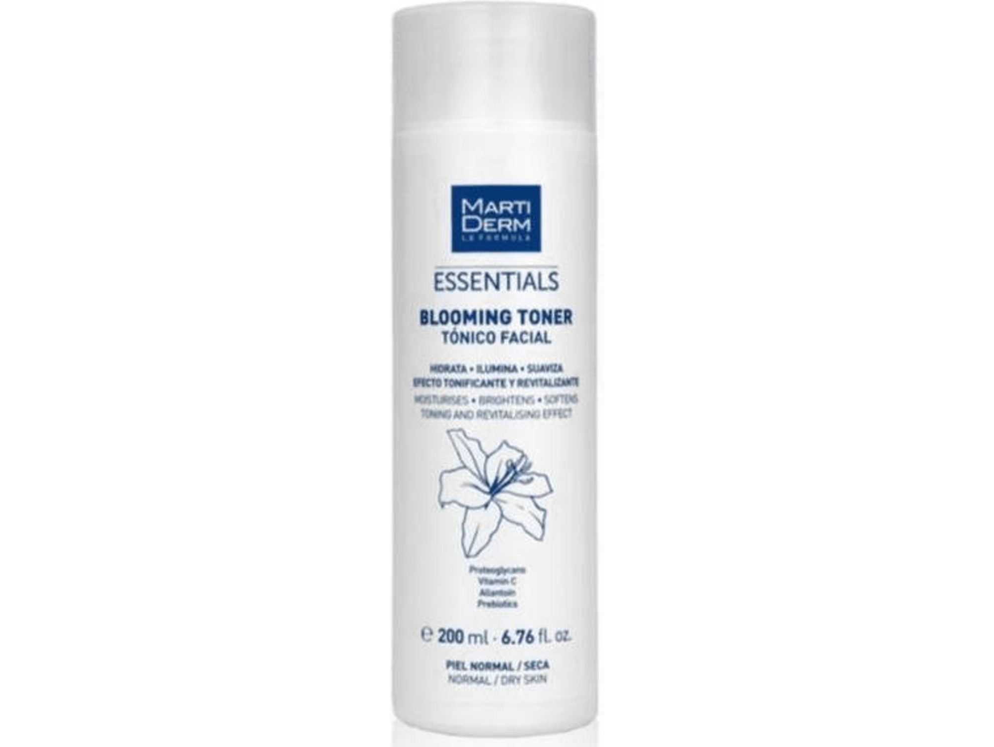 Tónico Facial MARTIDERM Essentials Blooming Toner Piel Normal Seca (200 ml)