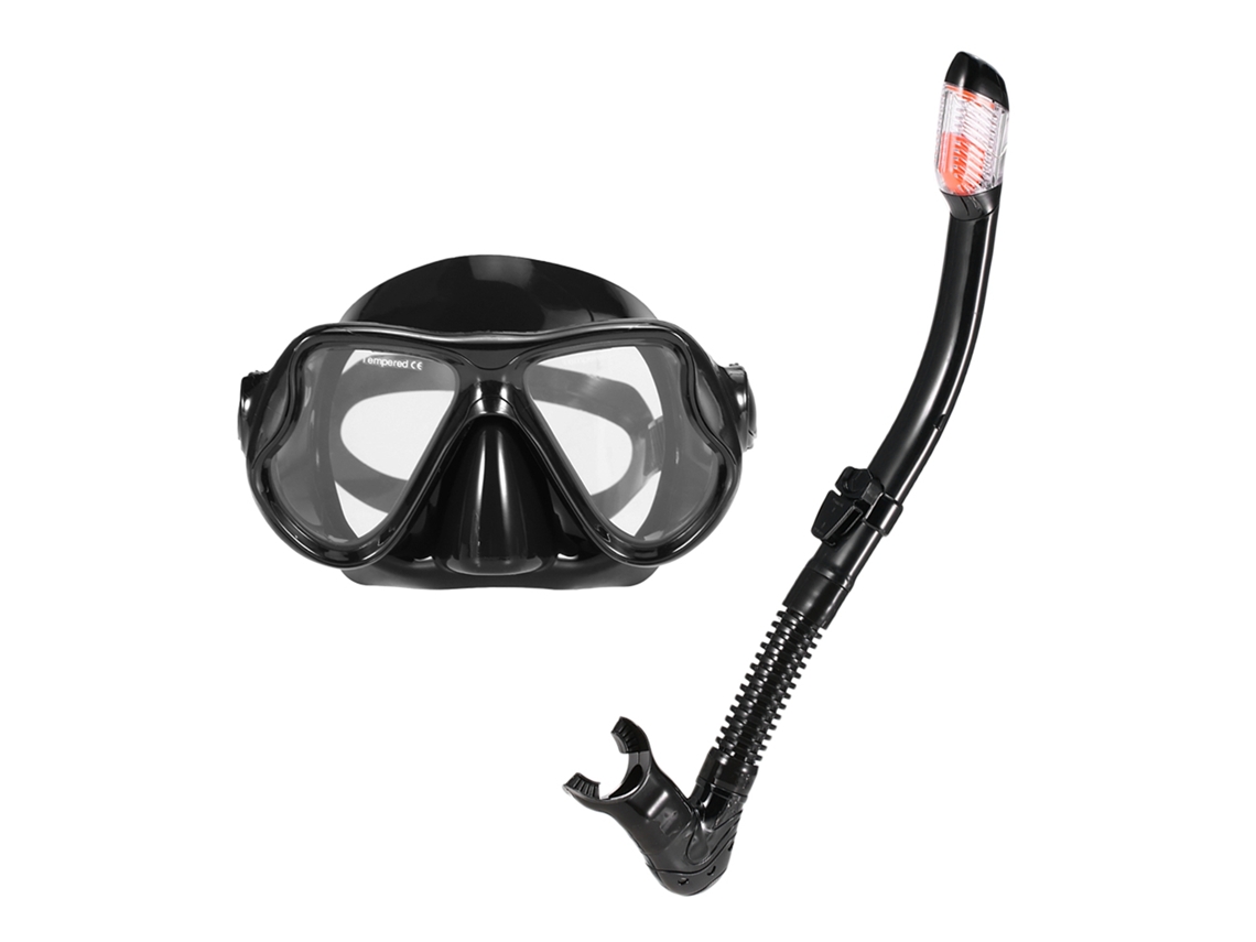 Conjunto de máscara y tubo de buceo para adultos 2026, lentes de vidrio templado antivaho para hombres y mujeres.