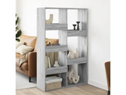 Biombo de madera de 100 x 33 x 155,5 cm, gris Sonoma, WSD360654, Adorable Home