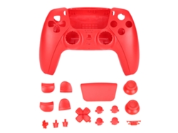Botón de repuesto para la carcasa del mando rojo de PS5