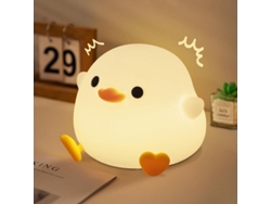 Bonita Luz Nocturna Led Con Forma De Pato, Recargable Y Con Intensidad Regulable.