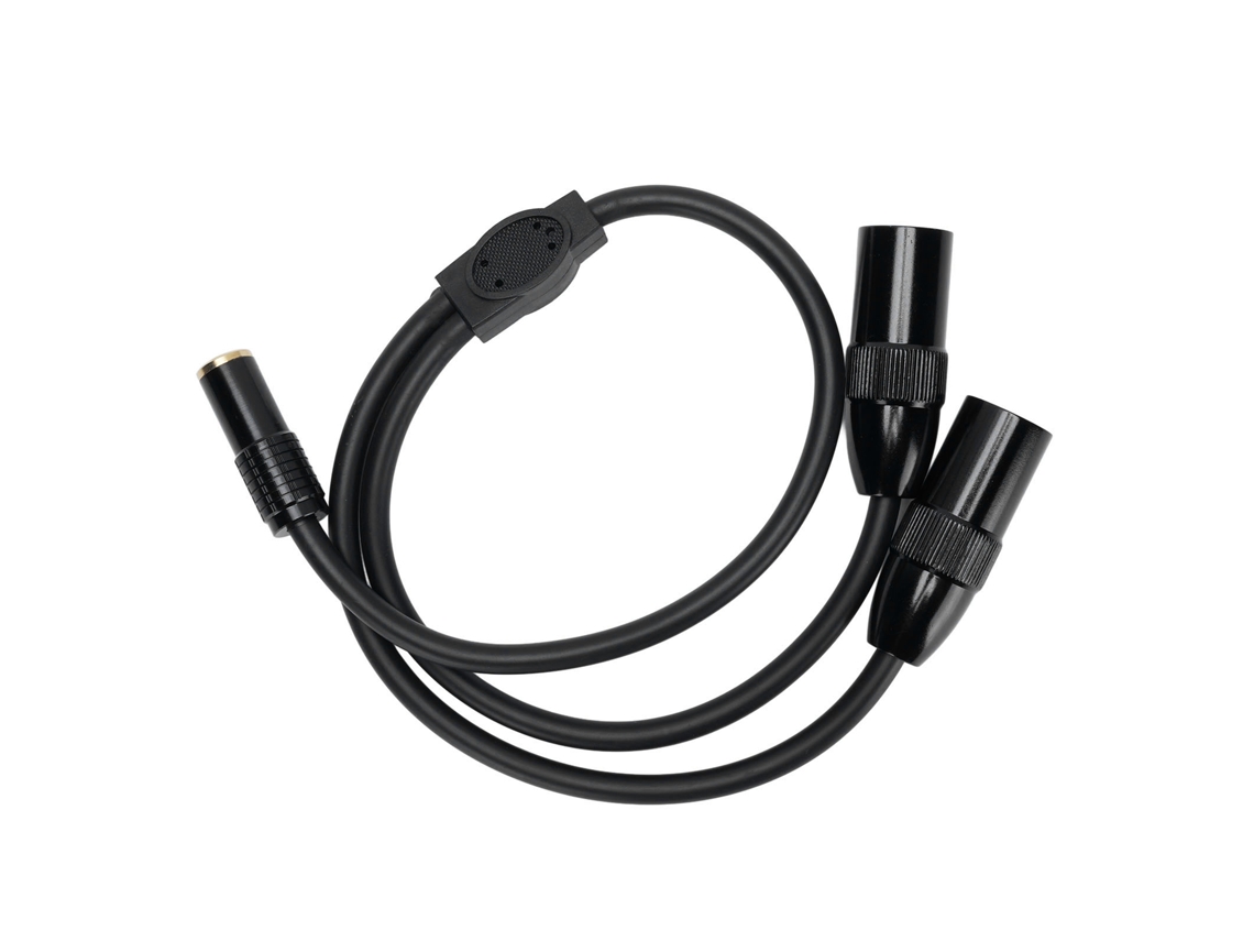 Cable Divisor Dual Xlr A 6.35mm De 1.6 Pies, Salida De Señal Precisa, Adaptador Estéreo