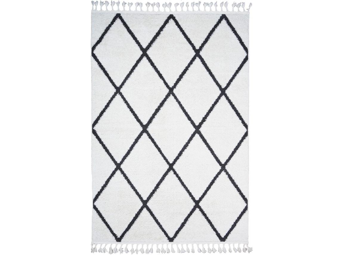 Consilio Concept Alfombra Estilo Bereber Moderno Berber 160x230 Cm Marfil