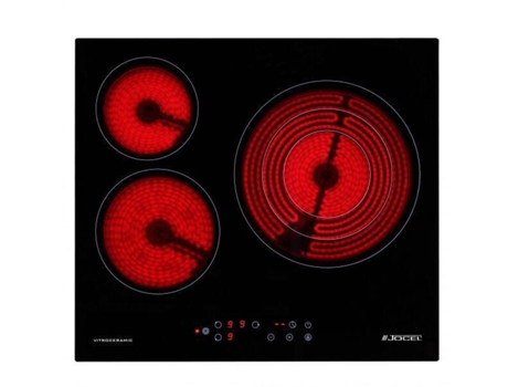 Placa de VitrocerámicaJOCEL Jp3Ev002006 (Eléctrico - Negro)