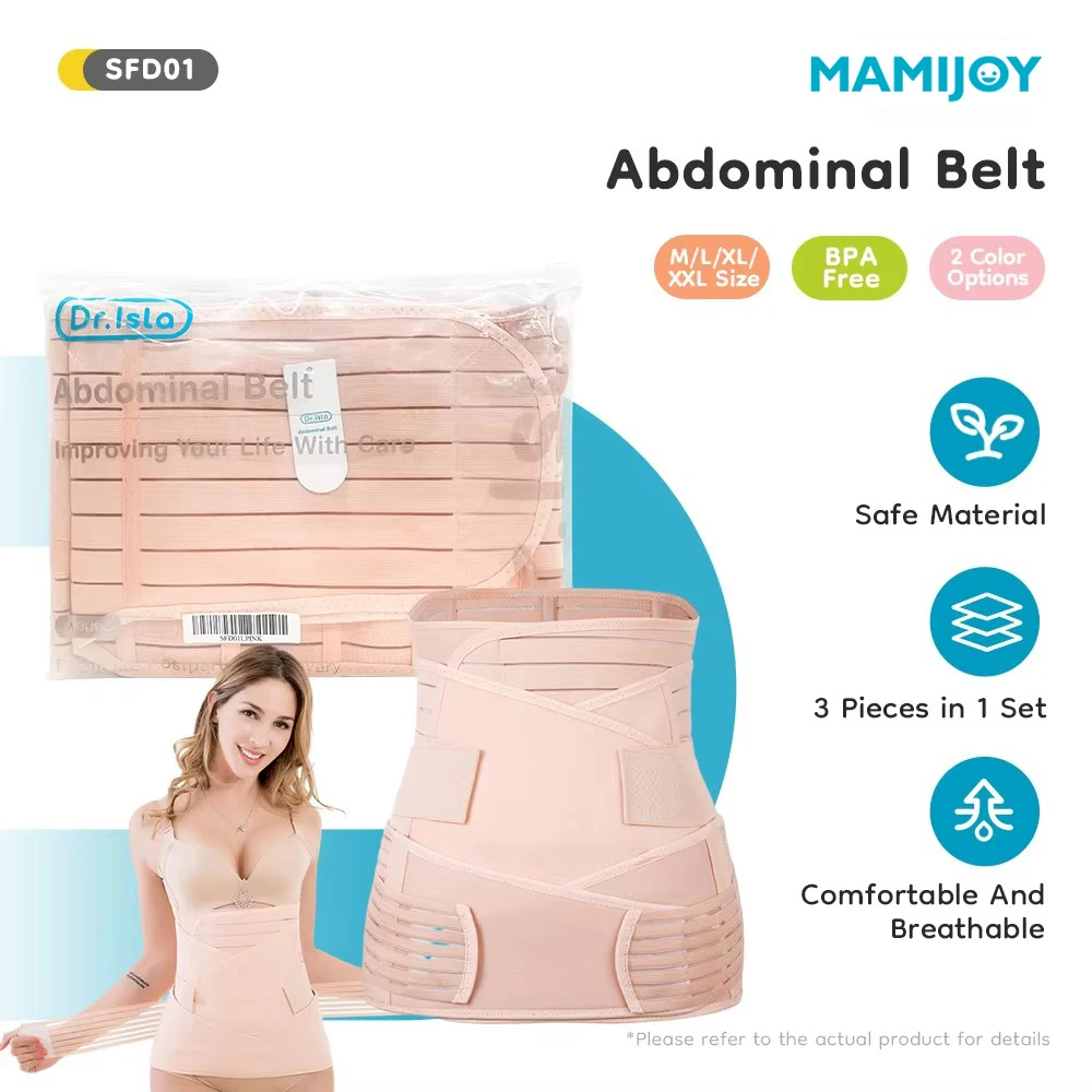 (negro M) Cinturón De Soporte Posparto Y Faja Moldeadora De Maternidad 3 En 1, Transpirable.
