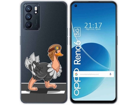 Carcasa Oppo Reno 6 5G TUMUNDOSMARTPHONE Avestruz