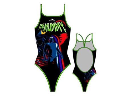 Traje de baño para Mujer TURBO Mummy Negro para Natacion (M)