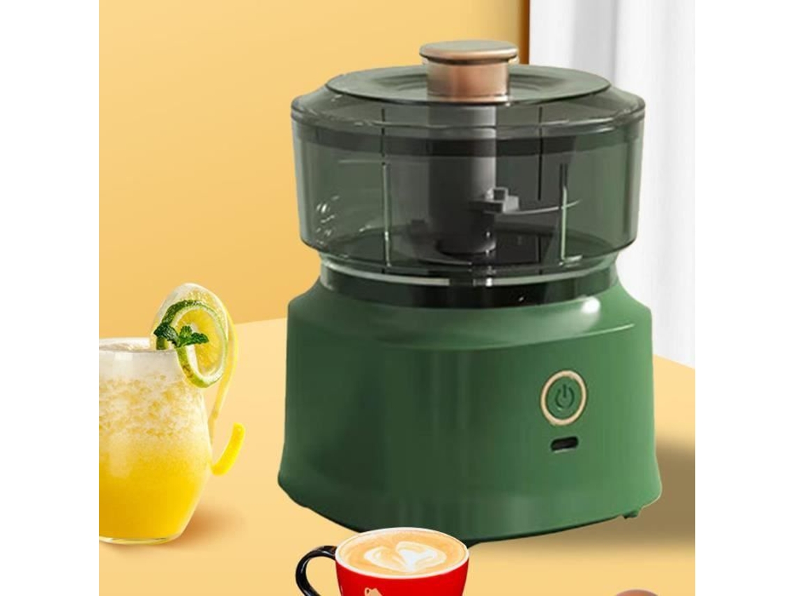 HURRISE Picadora De Alimentos Eléctrica Picadora De Carne Picadora Mezcladora Multifuncional Electrodomésticos Picadora Verde Claro