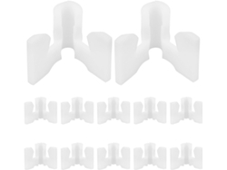 Soportes Metálico 40 Piezas Zapateros Conectores Almacenamiento Ajustables Armarios Roperos Accesorios