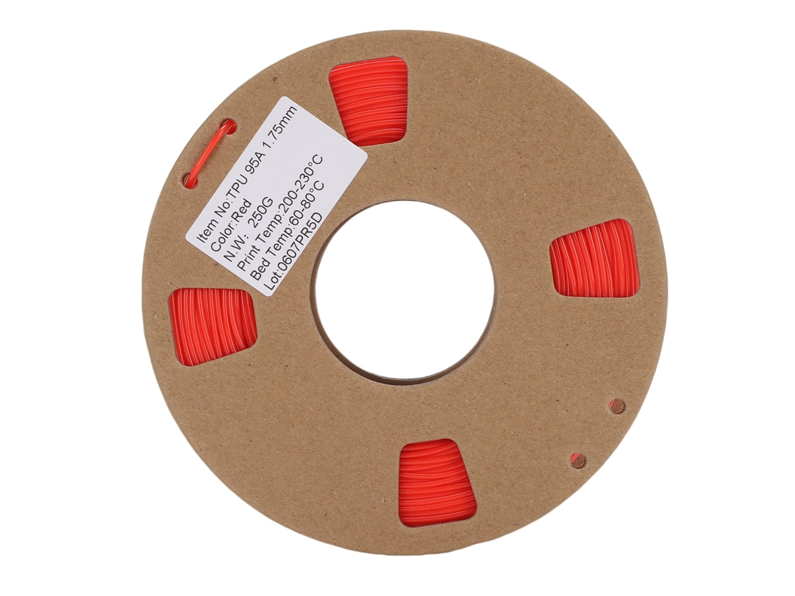 Paquete de consumibles para impresora 3D (flexible, de alta elasticidad, 250 g, 1,75 mm)