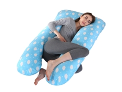 Almohada Para Embarazadas, Almohada En U Desmontable Y Lavable, Gran Cojín De Espalda