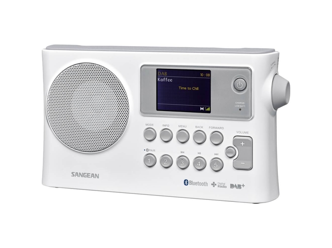 Radio de Mesa SANGEAN BTR-160 Blanco