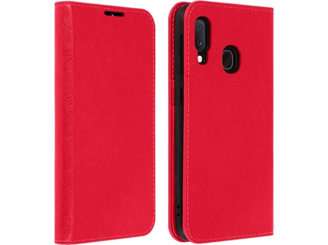 Funda Samsung Galaxy A20e AVIZAR Wallet Rojo