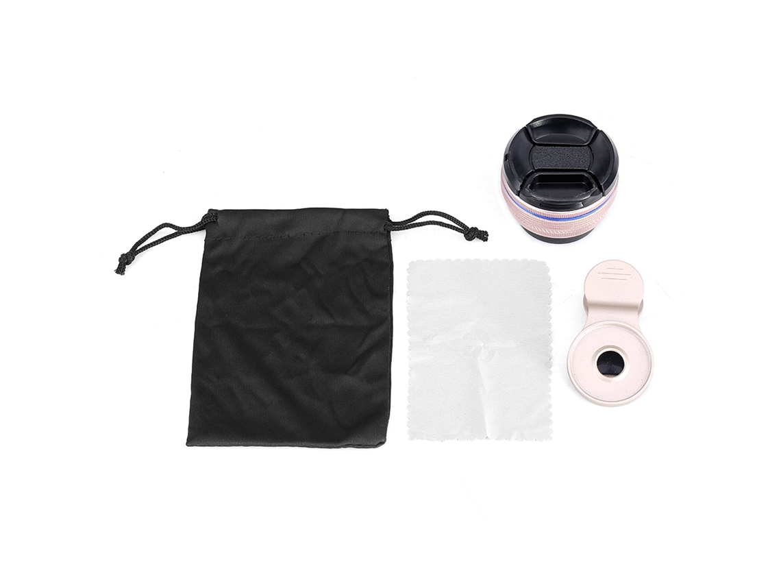 Conjunto Universal 2 En 1 Para Cámara Externa (ángulo Ultra Amplio 0.45x, Macro 12x)