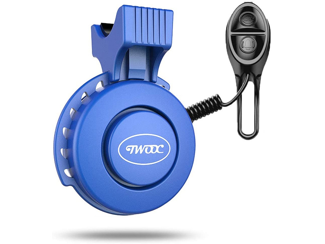 Bocina Recargable Por Usb Para Bicicleta Eléctrica, Bocina De 120 Db (azul)