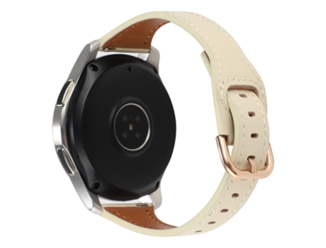 Correa de piel auténtica para Samsung Galaxy Watch 5 Pro/Watch4 - beige