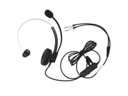 Auriculares Mono Con Cable Para Centros De Llamadas Y Oficinas, Con Cancelación De Ruido E Interfaz De 3,5 Mm Para Llamadas En Alta Definición.