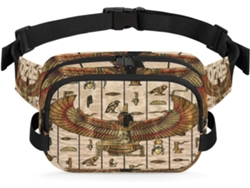 Riñonera Jeroglíficos Del Antiguo Egipto Para Mujeres Hombres Niñas Niños Correr Practicar Deportes Hacer S