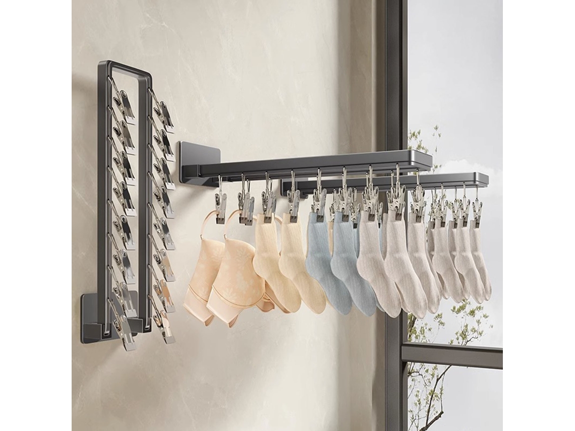 Soporte de media pared (plegable, resistente al viento)